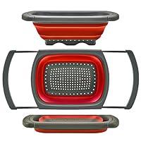 Algopix Similar Product 16 - Qimh Colander Collapsible Over The