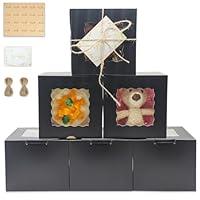 Algopix Similar Product 7 - PQZKLDP 6x6x5in Cake Boxes with Wave