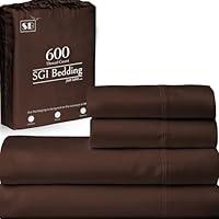 Algopix Similar Product 17 - SGI bedding 600 Thread Count 4 Piece