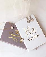 Algopix Similar Product 7 - Wedding Vow Books His and Hers
