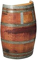 Algopix Similar Product 12 - Wine Barrel Waste Receptacle Lacquer