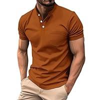 Algopix Similar Product 15 - Shirts for Men Summer Short Sleeve Polo