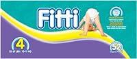 Algopix Similar Product 5 - Fitti Mega Baby Diapers Size 4 52