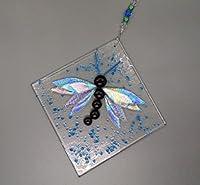 Algopix Similar Product 15 - Dichroic Fused Glass Dragonfly Sun