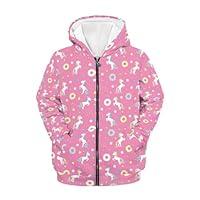 Algopix Similar Product 12 - Jekioweii Horse Doughnut Kids Zipper