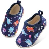 Algopix Similar Product 5 - Lefflow Baby Slippers for Toddler Boys