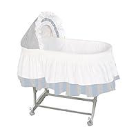 Algopix Similar Product 15 - aBaby Color Block Bassinet Skirt