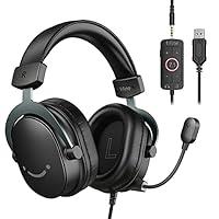 Algopix Similar Product 8 - FIFINE PC Gaming Headset USB Headset