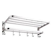 Algopix Similar Product 19 - Yescom Wall Mounted Towel Rack Rail