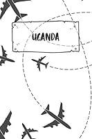 Algopix Similar Product 13 - Uganda Ruled Travel Diary Notebook or