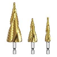 Algopix Similar Product 5 - LESOLEIL 3pcs HSS Spiral Grooved