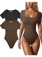 Algopix Similar Product 10 - OQQ Womens 2 Piece Bodysuits Sexy