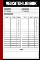 Algopix Similar Product 13 - Daily Medication Log Book Daily