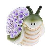 Algopix Similar Product 6 - LOVIVER Resin Hand Crafted Solar Snail
