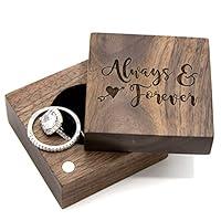 Algopix Similar Product 8 - MUUJEE Always  Forever Ring Box 