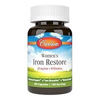 Algopix Similar Product 6 - Carlson  Womens Iron Restore 28 mg