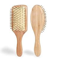Algopix Similar Product 7 - Hair Brush  ELVASEN 2 Pack Natural