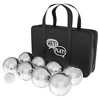 Algopix Similar Product 17 - Hey Play PetanqueBoules Set for
