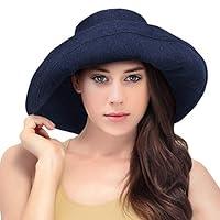 Algopix Similar Product 4 - Womens Summer Cotton Bucket Beach Hat