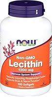Algopix Similar Product 17 - Now Foods Lecithin 19 Grain 1200 mg 100
