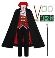 Algopix Similar Product 3 - Kids Vampire Costume for Boys Halloween