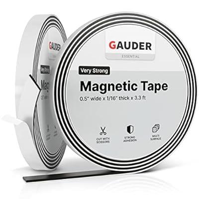 Best Deal for GAUDER Magnetic Tape Extremely Self Adhesive (0.5