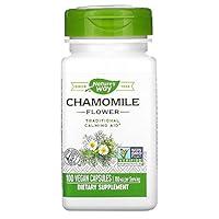 Algopix Similar Product 18 - Natures Way Standardized Chamomile 60