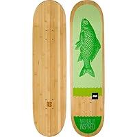 Algopix Similar Product 8 - Bamboo Skateboards Green Fish Graphic