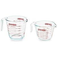 Algopix Similar Product 6 - Pyrex 2 Piece Glass Measuring Cup Set