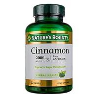 Algopix Similar Product 17 - Natures Bounty Cinnamon 2000mg Plus