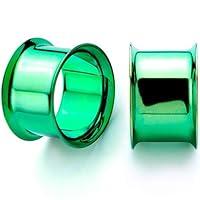 Algopix Similar Product 5 - Body Candy 2Pc Green Anodized Steel
