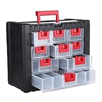 Algopix Similar Product 13 - 9 Drawer Plastic Parts Storage Hardware
