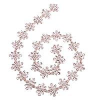 Algopix Similar Product 9 - Rhinestones Chain 1 Yard 35cm Wide