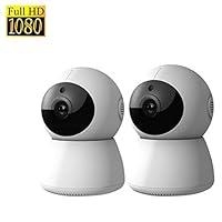 Algopix Similar Product 9 - DophiGo Set of 2 1080P HD Dome 360