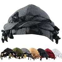 Algopix Similar Product 15 - Odtrzi Turban for Men Adjustable Halo