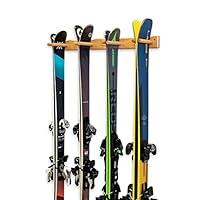 Algopix Similar Product 19 - StoreYourBoard Timber Ski Wall Rack 4