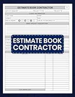 Algopix Similar Product 7 - Estimate Book Contractor Construction