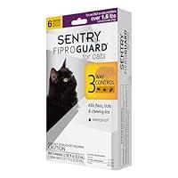 Algopix Similar Product 17 - SENTRY Fiproguard for Cats Flea and