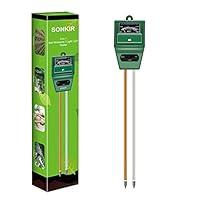 Algopix Similar Product 14 - SONKIR Soil pH Meter MS02 3in1 Soil