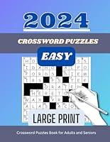 Algopix Similar Product 4 - 2024 Easy Crossword Puzzles Book for