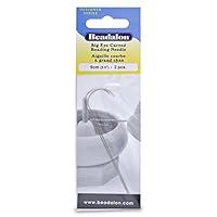 Algopix Similar Product 7 - Big Eye Curved Beading Needles