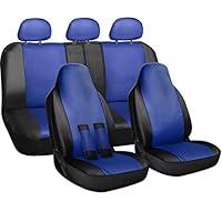 Algopix Similar Product 7 - OxGord Car Seat Cover  PU Leather Two