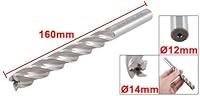 Algopix Similar Product 13 - uxcell Milling Cutter Straight 4 Flutes