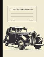 Algopix Similar Product 7 - Vintage Car Notebook Journal