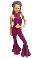 Algopix Similar Product 14 - Selena Purple Costume Girls Jumpsuit