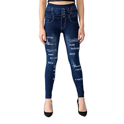 Best Deal for Leggix Denim Looking Jeggings for Tummy Control