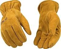 Algopix Similar Product 19 - FullSuede Cowhide Leather Gloves