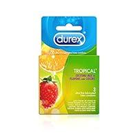 Algopix Similar Product 16 - Durex Tropical Flavors Condom, 3 Count
