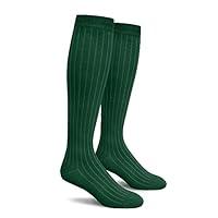 Algopix Similar Product 7 - Knee High Solid Color Cotton Socks for
