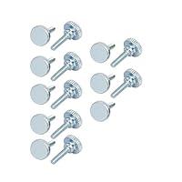 Algopix Similar Product 15 - uxcell M3x12mm Flat Knurled Head Fully